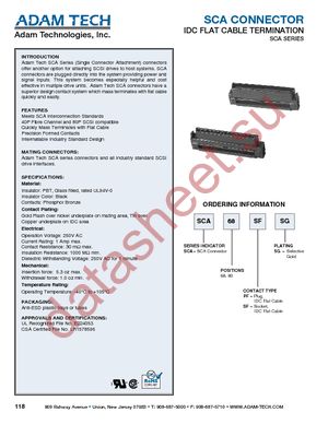 SCA-68-PF-SG datasheet  